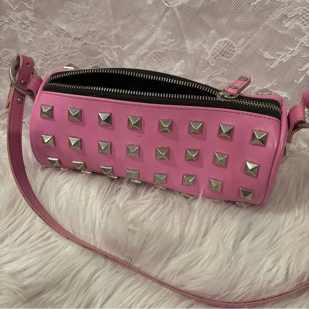 Pink Studded Women's Bag